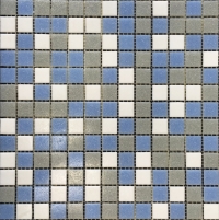 Mozaika sklo bazénová 20/327x327 mix blue grey
